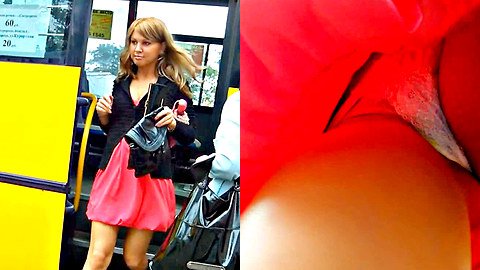 The latest of sexy upskirts on bus